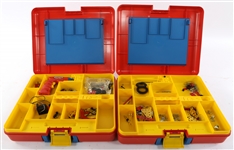 MECCANO ERECTOR SET PLASTIC CASES - LOT OF 2