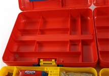MECCANO ERECTOR SET PLASTIC CASES - LOT OF 2