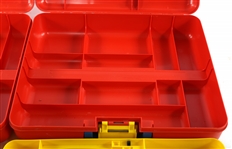 MECCANO ERECTOR SET PLASTIC CASES - LOT OF 2
