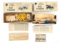 HUDSON MINIATURE OLD TIMER CAR KITS - LOT OF 5