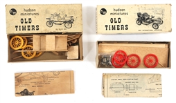 HUDSON MINIATURE OLD TIMER CAR KITS - LOT OF 5