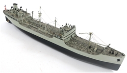 SS JEREMIAH O'BRIEN WWII T2 TANKER SHIP MODEL