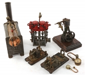 STEAM ENGINE, BOILER, MORSE CODE SENDER