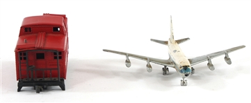 TRANSIT SYSTEM MEMORABILIA - MODEL PLANE, TRAIN, & PIN