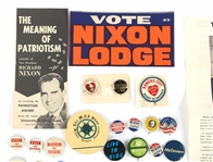 1950'S, 1960'S, & 1970'S US POLITICAL EPHEMERA