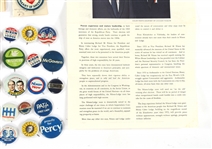 1950'S, 1960'S, & 1970'S US POLITICAL EPHEMERA