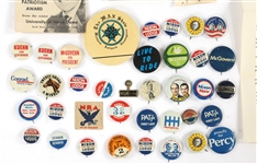 1950'S, 1960'S, & 1970'S US POLITICAL EPHEMERA