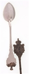 .800 SILVER DECORATIVE DEMITASSE SPOONS - LOT OF 7