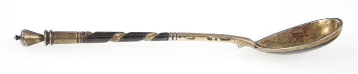 RUSSIAN .875 SILVER DEMITASSE SPOON