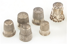 STERLING SILVER THIMBLES - LOT OF 11