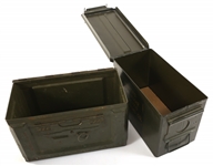 US MILITARY METAL AMMO CANS LOT OF 8