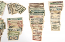 WWII JAPANESE INVASION OCCUPATION CURRENCY NOTES 