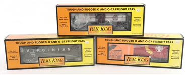 MODEL TRAIN CARS, BRITAINS FIGURINES, & TIN DUMP TRUCK