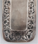 STERLING SILVER CIGAR TRAY AND MATCH HOLDER