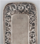 STERLING SILVER CIGAR TRAY AND MATCH HOLDER