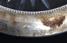 WHITING STERLING COASTERS, CANDLE HOLDER, & LIGHTER