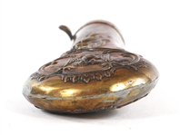 BRASS U.S. EAGLE POWDER FLASK 