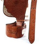 BILLY COOK TOOLED LEATHER WESTERN SADDLE 