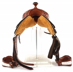 BILLY COOK TOOLED LEATHER WESTERN SADDLE 