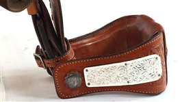 BILLY COOK TOOLED LEATHER WESTERN SADDLE 