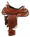 BILLY COOK TOOLED LEATHER WESTERN SADDLE 