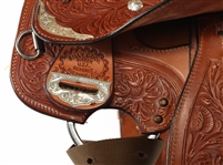 BILLY COOK TOOLED LEATHER WESTERN SADDLE 