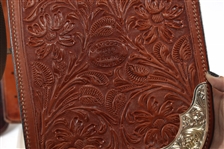 BILLY COOK TOOLED LEATHER WESTERN SADDLE 