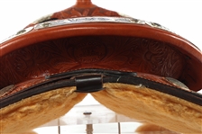 BILLY COOK TOOLED LEATHER WESTERN SADDLE 