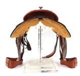 BILLY COOK TOOLED LEATHER WESTERN SADDLE 