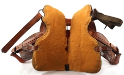 BILLY COOK TOOLED LEATHER WESTERN SADDLE 