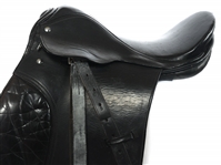 ENGLISH LEATHER SADDLE WITH SADDLE PAD