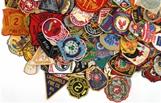FIREFIGHTING AND RESCUE PATCHES - LOT OF 200+