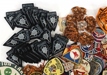 CIVILIAN AND MILITARY PATCHES - BONANZA LOT OF 300+