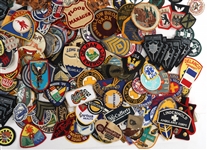 CIVILIAN AND MILITARY PATCHES - BONANZA LOT OF 300+