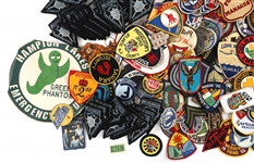 CIVILIAN AND MILITARY PATCHES - BONANZA LOT OF 300+