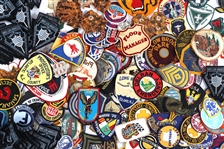 CIVILIAN AND MILITARY PATCHES - BONANZA LOT OF 300+