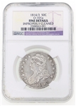 1814/3 O-101a US SILVER CAPPED BUST HALF DOLLAR NGC