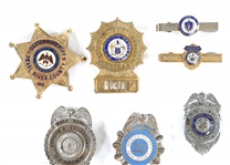 POLICE, LAW ENFORCEMENT, AND SECURITY BADGES AND CLIPS