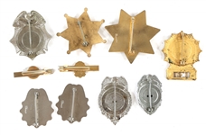 POLICE, LAW ENFORCEMENT, AND SECURITY BADGES AND CLIPS