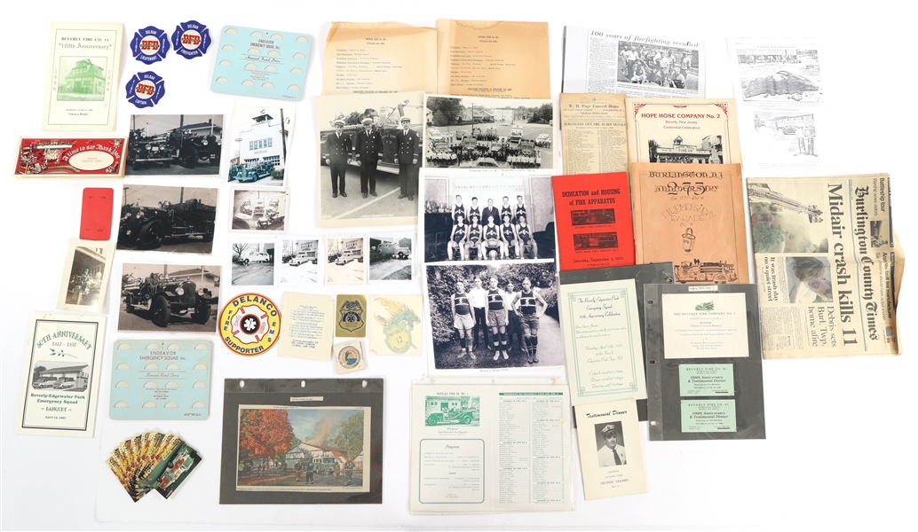 FIREFIGHTING AND RESCUE EPHEMERA 