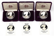 1986 AMERICAN EAGLE 1 OZ .999 FINE SILVER COINS 