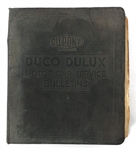 DUPONT DUCO DULUX MOTOR CAR SERVICE BULLETINS