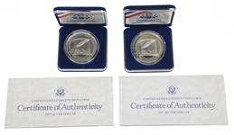 1987 US CONSTITUTION COMMEMORATIVE SILVER DOLLAR COINS