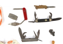 POCKET KNIVES AND FABRIC TOOLS