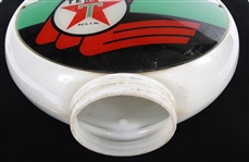 1940s TEXACO SKY CHIEF MILK GLASS GAS PUMP GLOBE