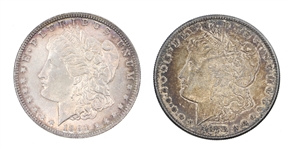 US SILVER MORGAN DOLLAR COINS 1878-S, 1901-O