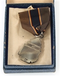 CONNECTICUT COLLEGE R.O.T.C. MEDALS & BELT BUCKLE