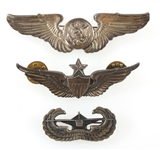 U.S. WORLD WAR II STERLING SILVER PILOT WINGS