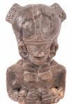 NATIVE SOUTH AMERICAN INSPIRED POTTERY STATUETTES