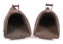 CARVED WOODEN STIRRUPS 